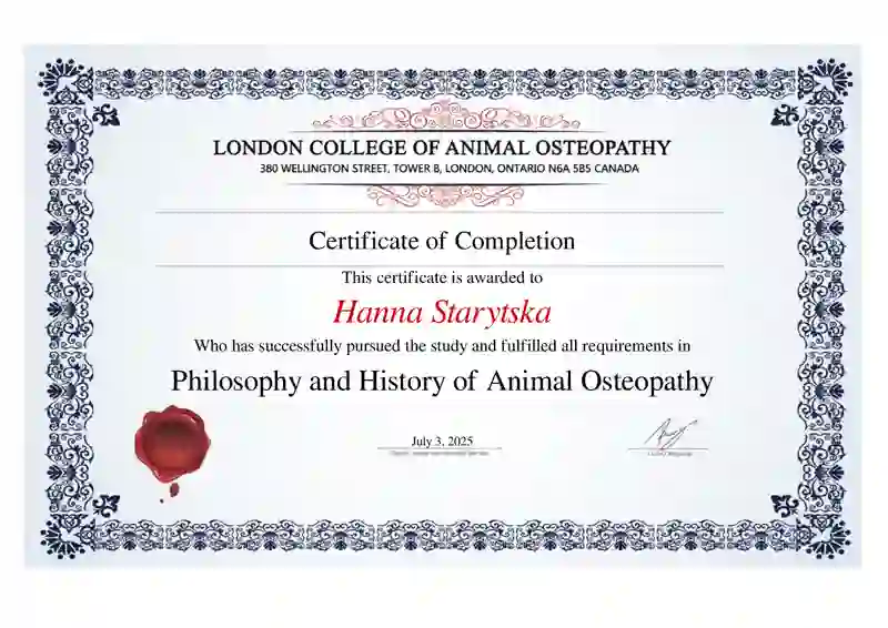 Philosophy & History of Animal Osteopathy