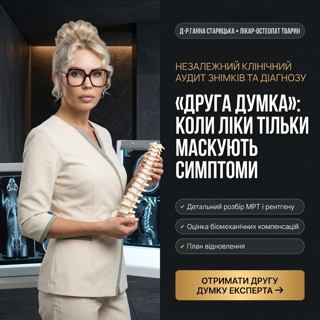 Продукт 04 Feed 1:1 — Друга думка лікаря-остеопата тварин